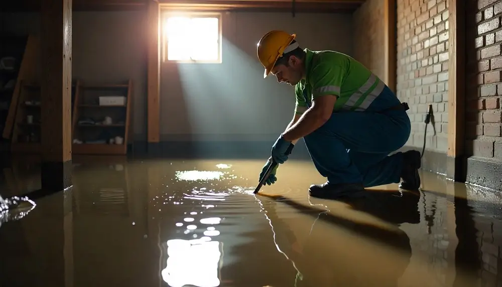 Professional water damage restoration services in Mabel, MN